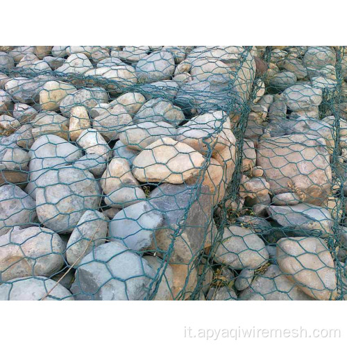 Muro di sostegno al galvanizzato saldato in pietra di gabion